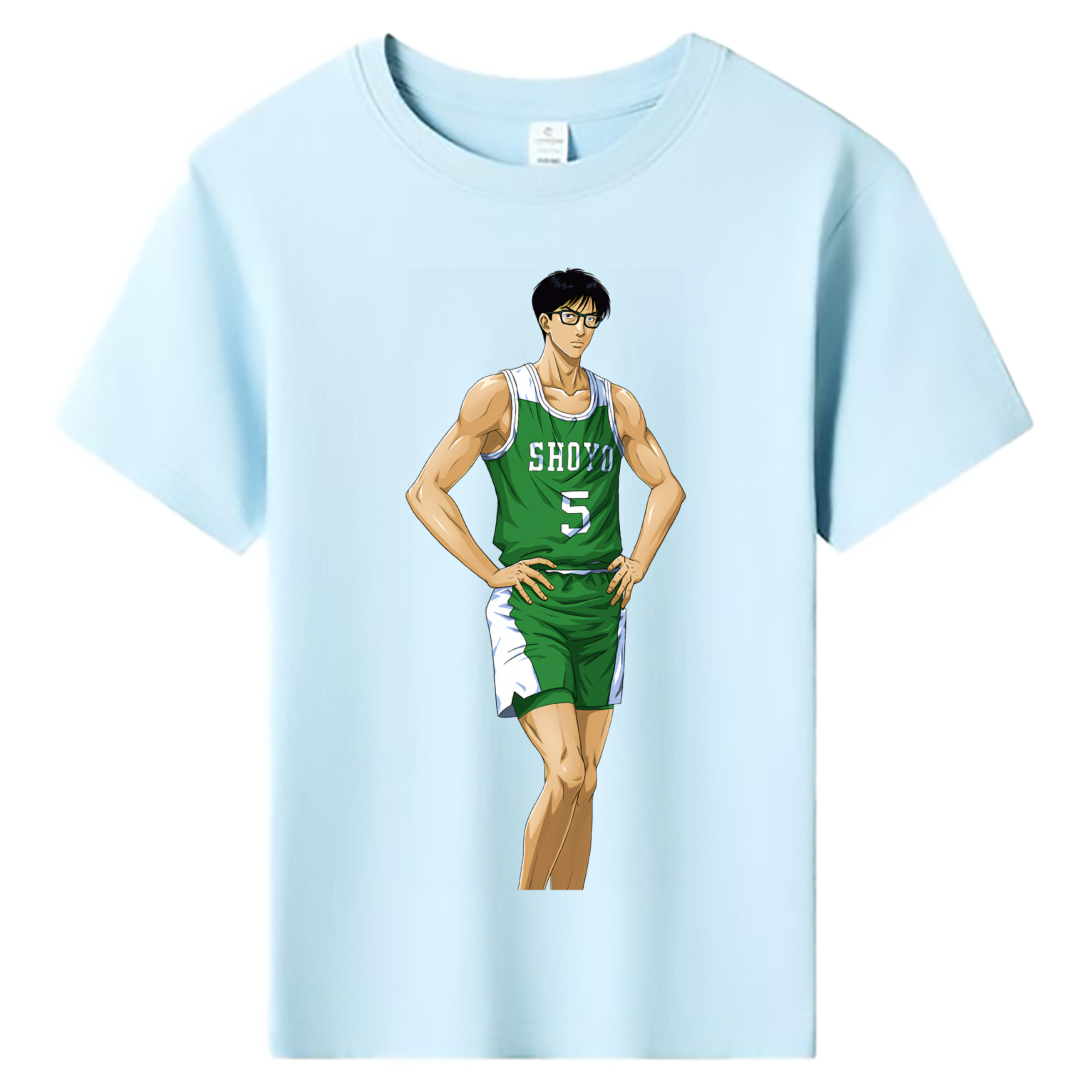 （画像用） SLAM DUNK／スラムダンク 綿100％キッズTシャツ（フロントプリント）